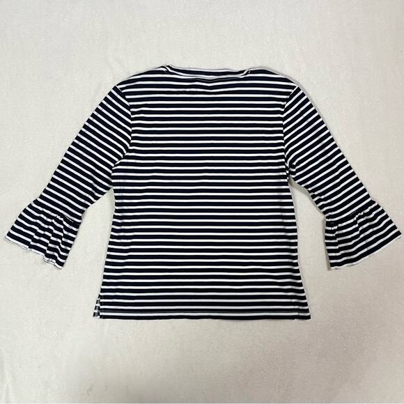 Scotch & Soda Amsterdams Blauw Striped Shirt Size L - Picture 7 of 7